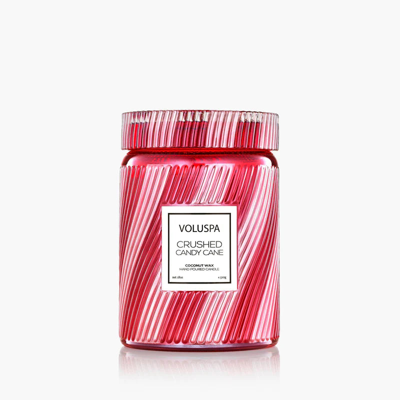 Crushed Candy Cane Large Jar Candle