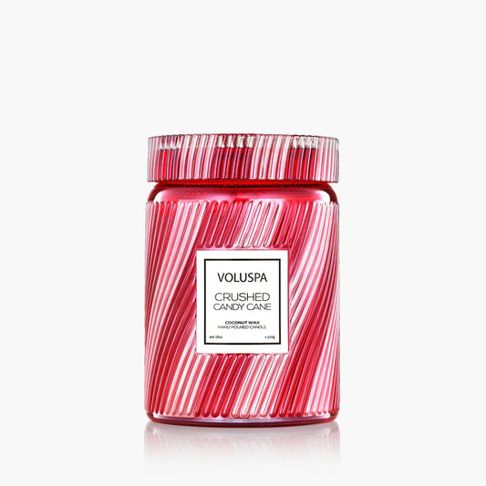 Crushed Candy Cane Large Jar Candle