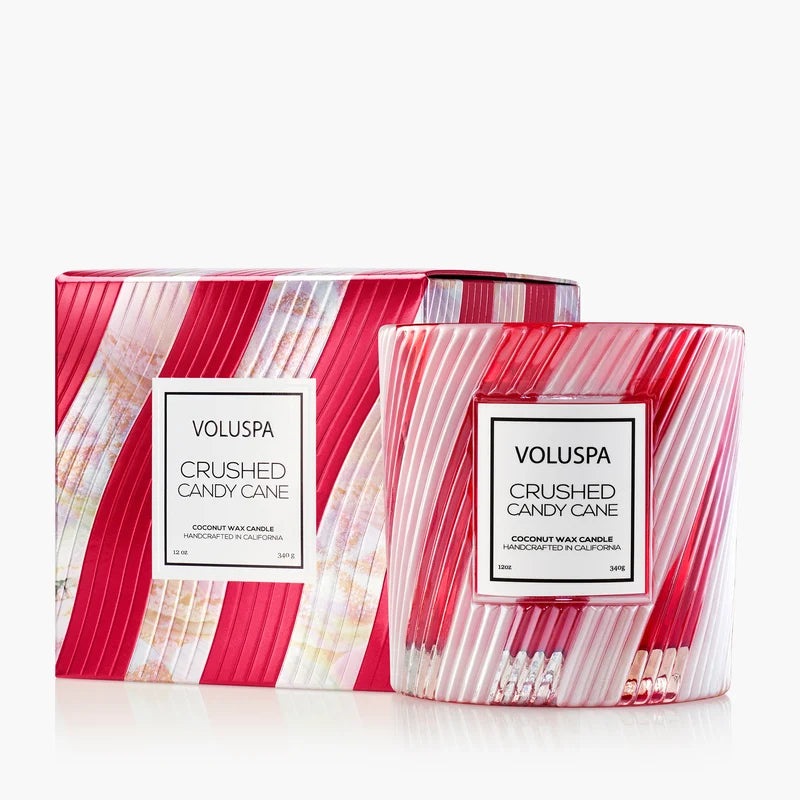 Crushed Candy Cane Luxe Classic Candle