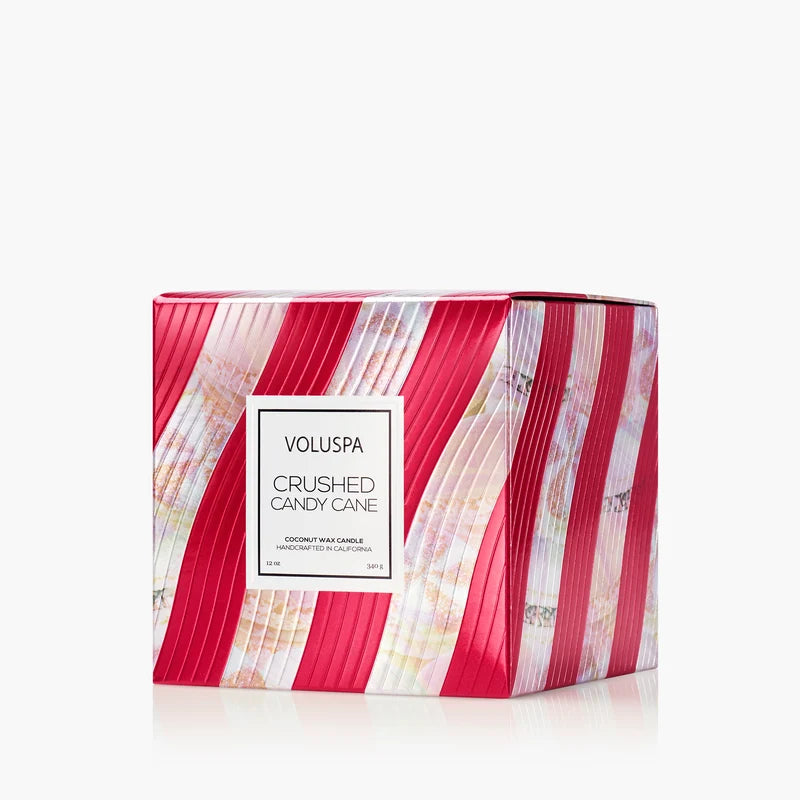 Crushed Candy Cane Luxe Classic Candle