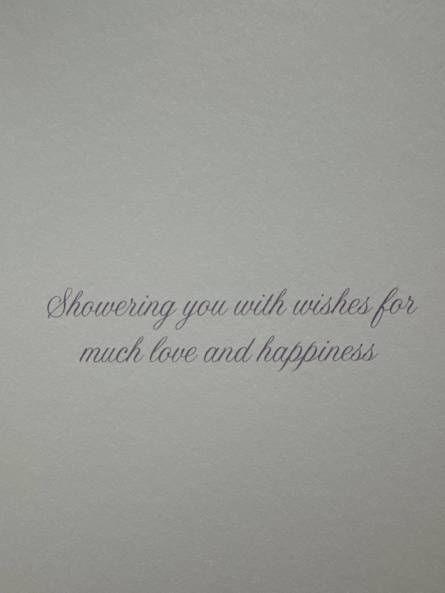 Best Wishes Wedding Shower Card