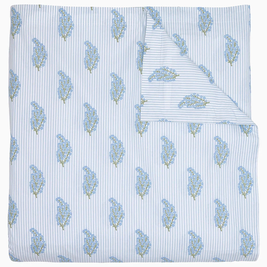 Nirvi Light Indigo Organic Duvet Queen