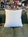 White Throw Pillow 22x22