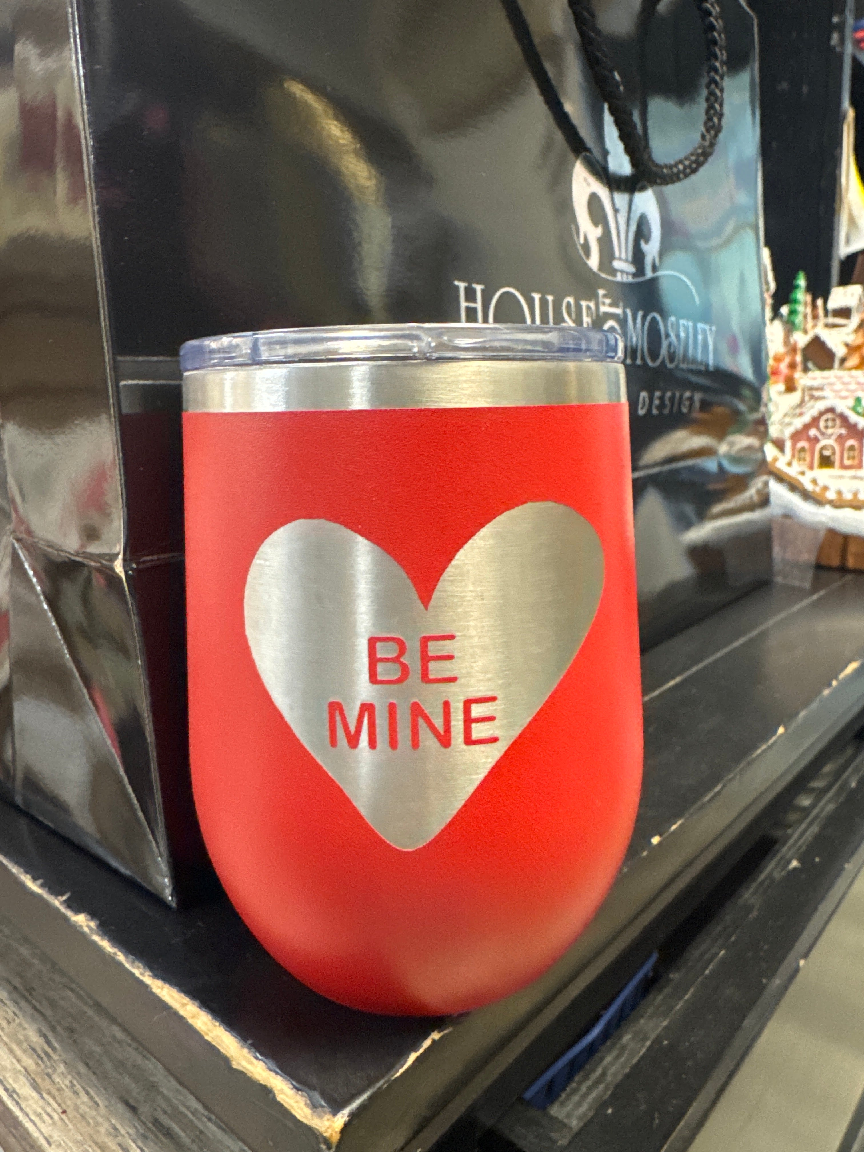 Red Valentine's Day Gift Be Mine Candy Heart Mug