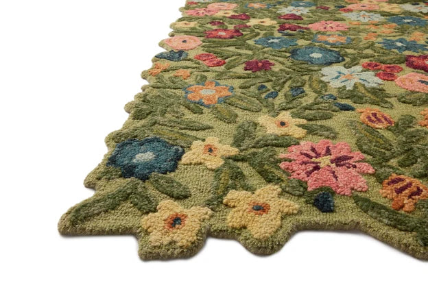 Edith Green Rug 7.6x7.6 Round
