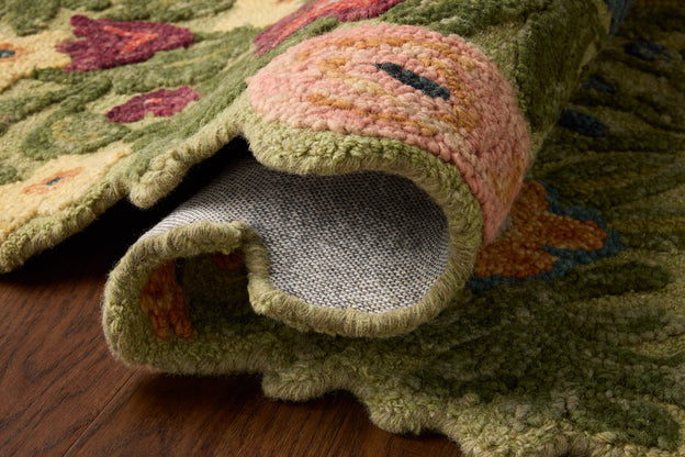 Edith Green Rug 7.6x7.6 Round