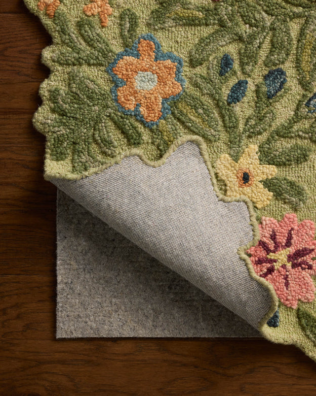 Edith Green Rug 7.6x7.6 Round