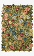Edith Green Rug 7.6x7.6 Round