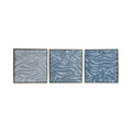 Augustine Blue Dimensional Wall Decor S/3 20"