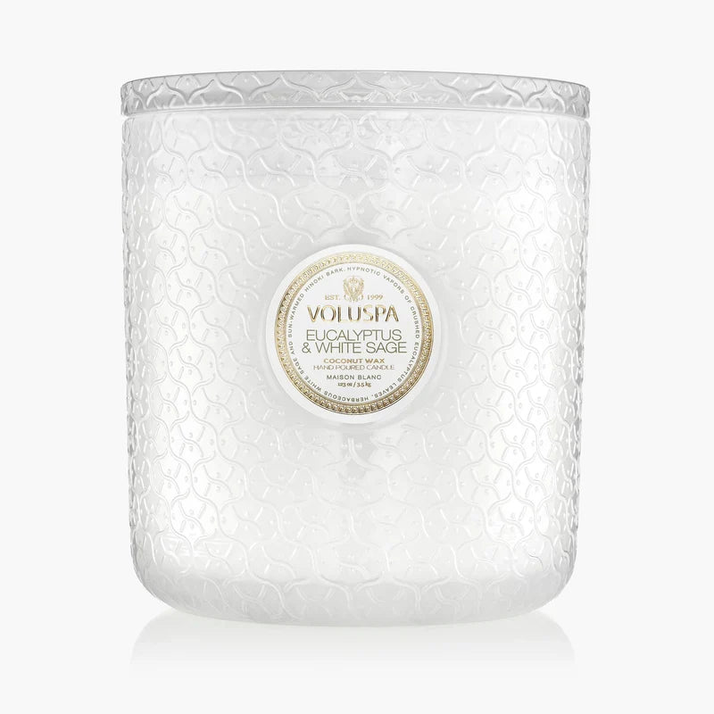 Eucalyptus & White Sage 5 Wick Hearth Candle