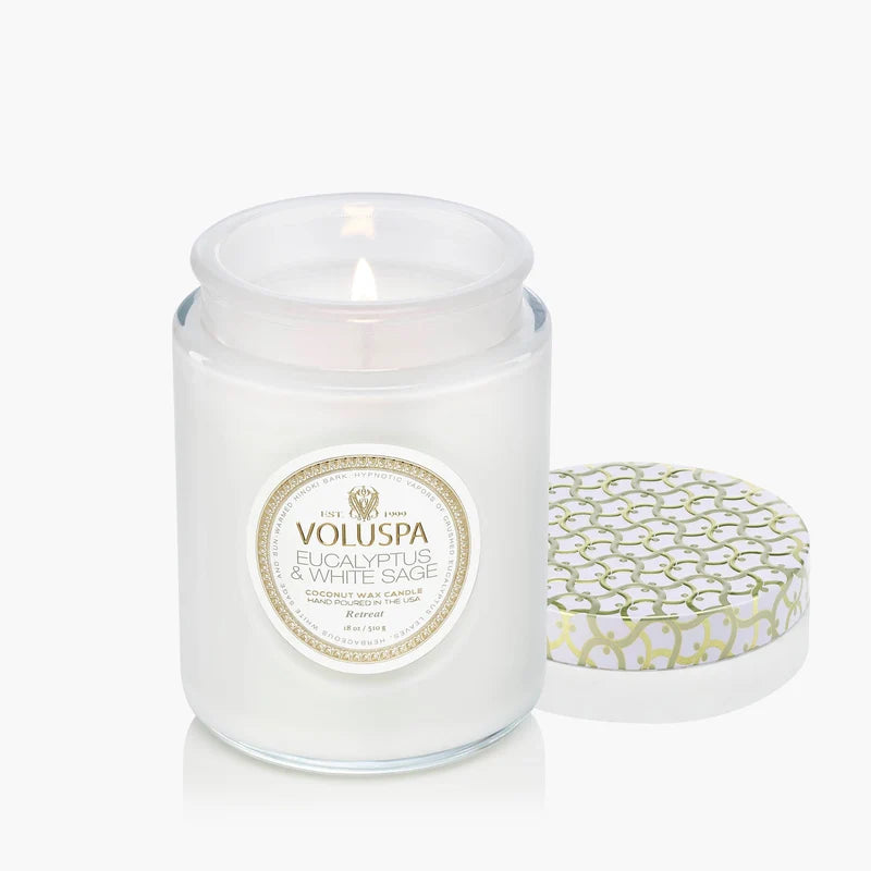 Eucalyptus & White Sage Large Jar Candle