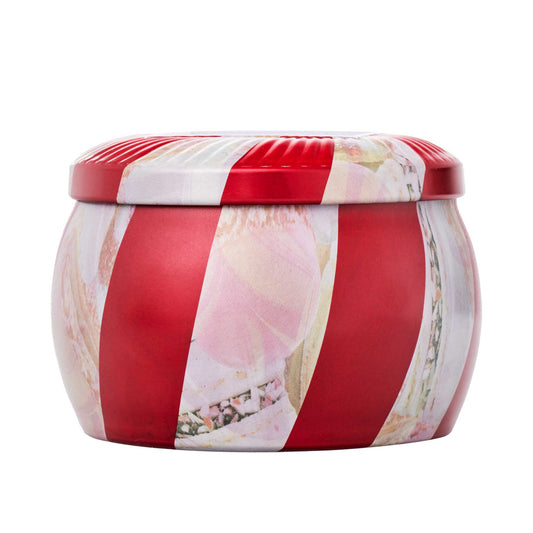 Crushed Candy Cane Mini Tin Candle