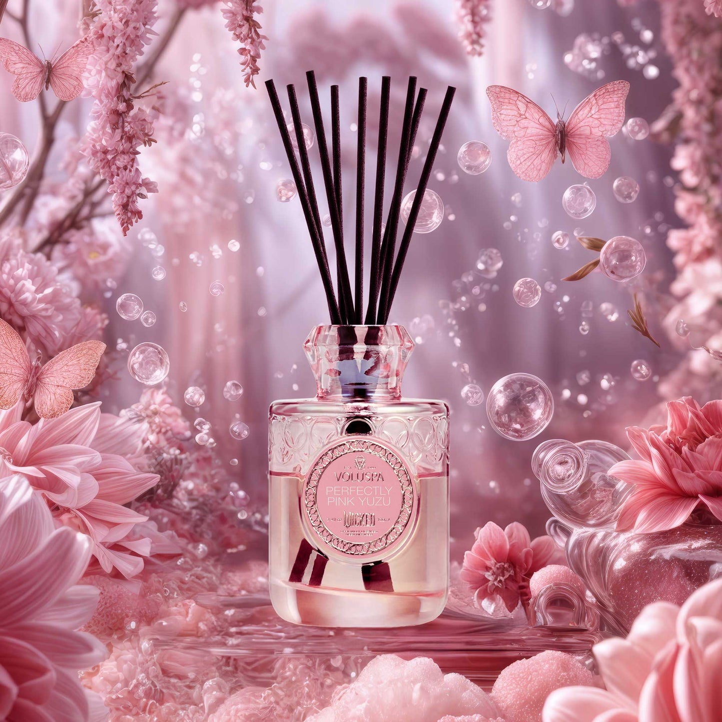 Perfectly Pink Yuzu Reed Diffuser