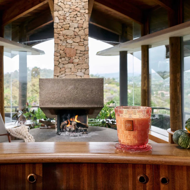 Spiced Pumpkin Latte 5 Wick Hearth Candle