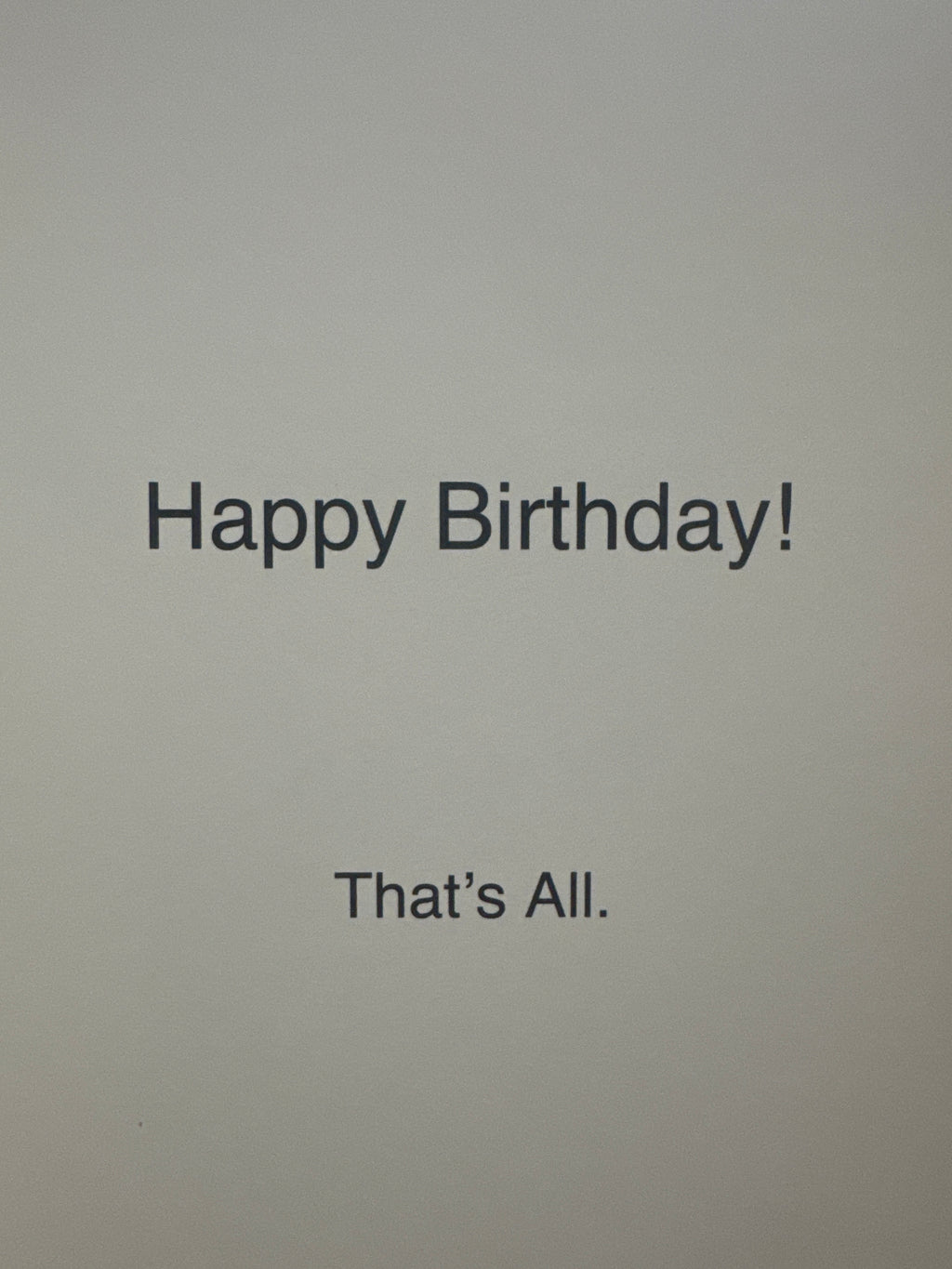Feel You're Old Birthday Card