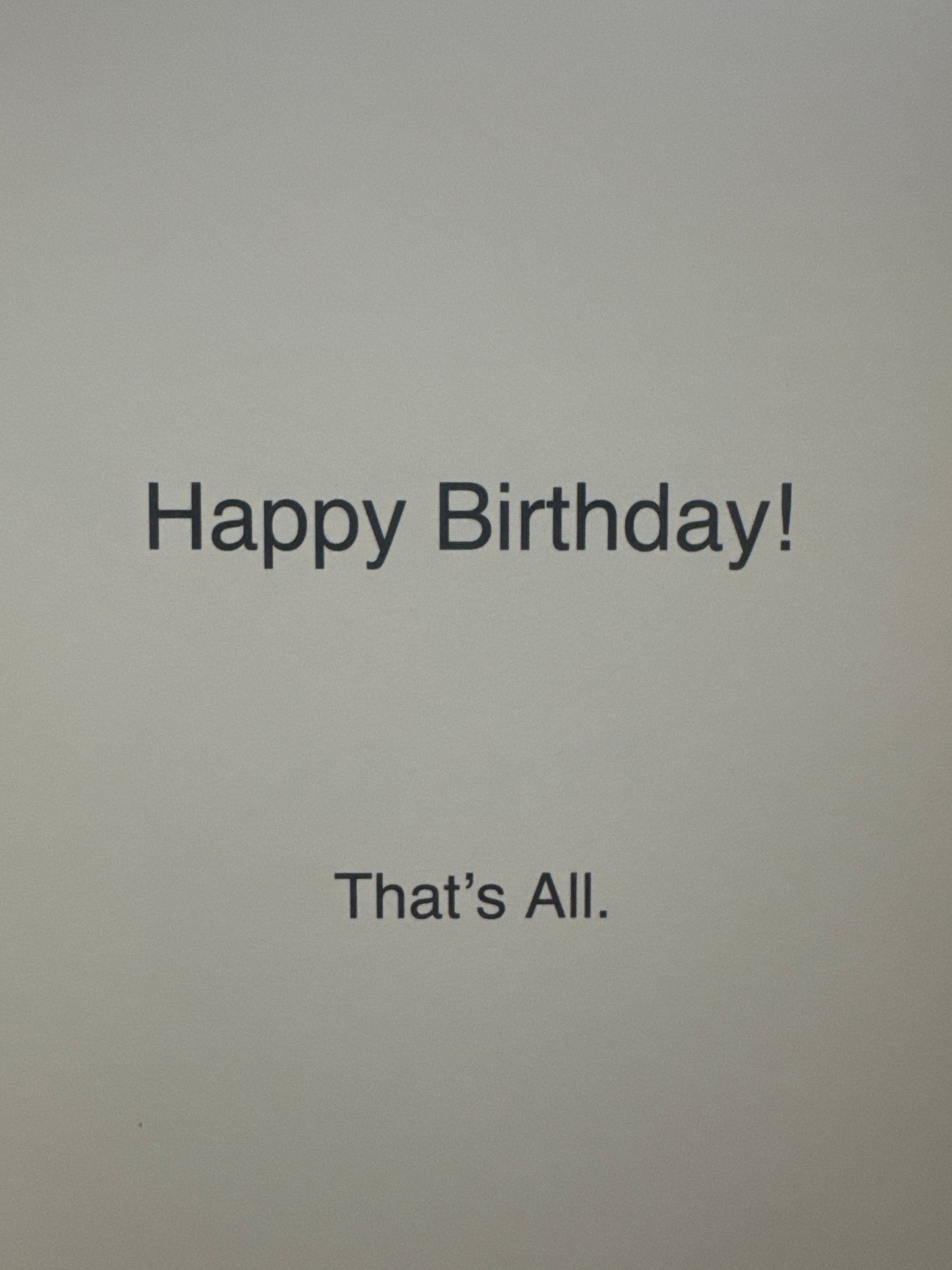 Feel You're Old Birthday Card