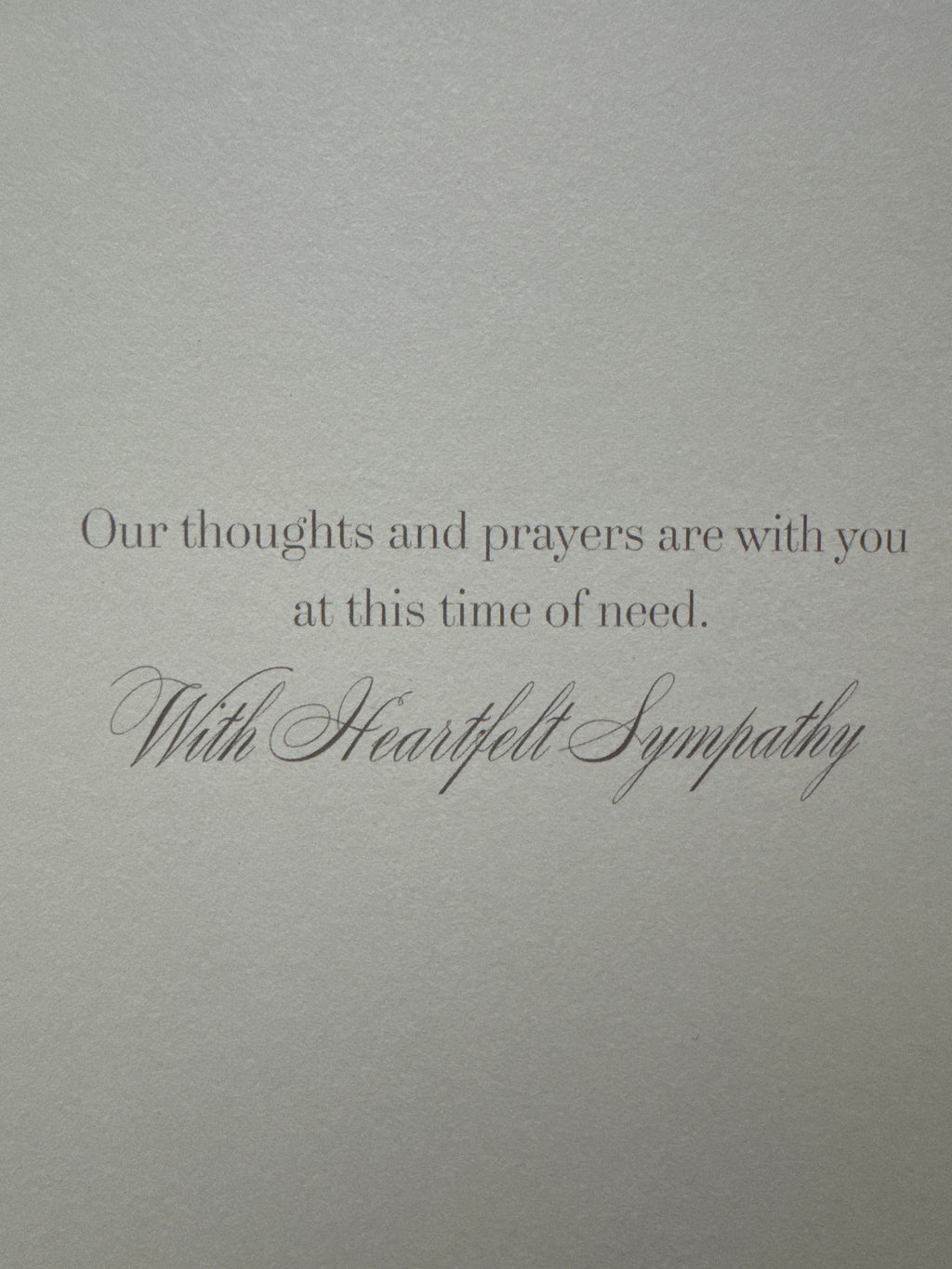 Pink Rose Sympathy Card