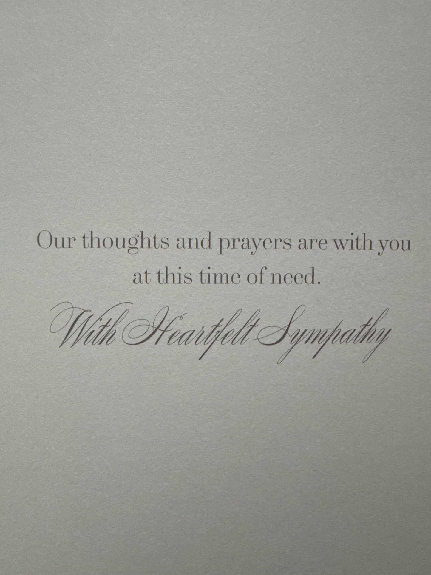 Pink Rose Sympathy Card