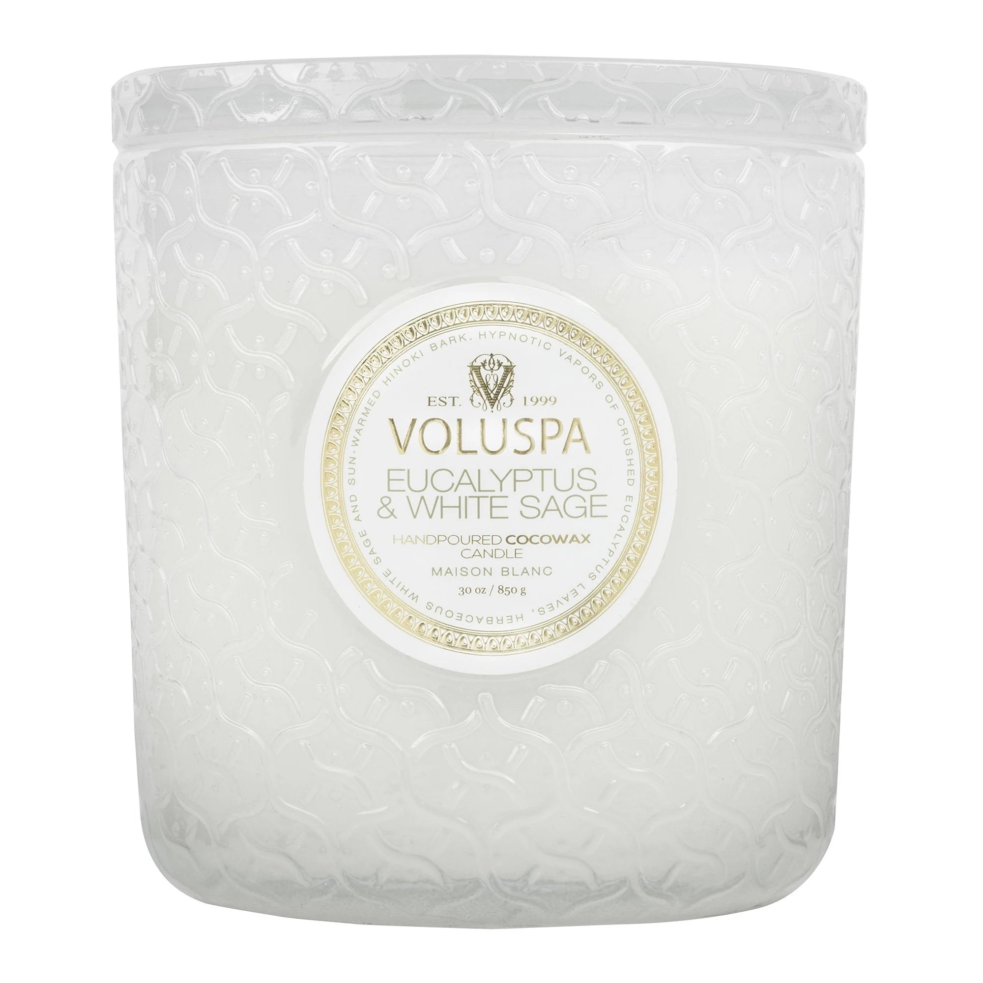 Eucalyptus & White Sage Boxed Luxe Candle
