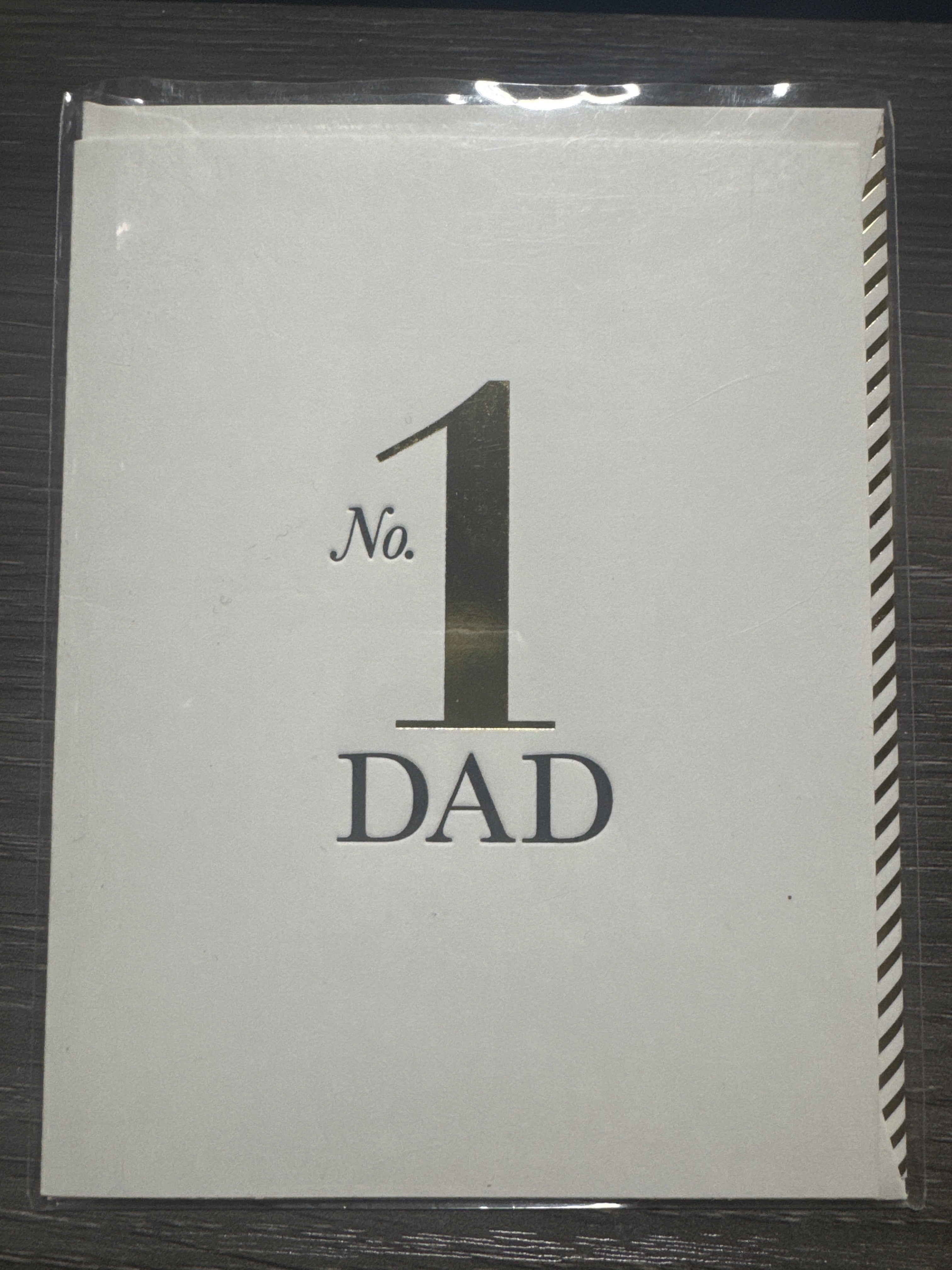 No. 1 Dad Card