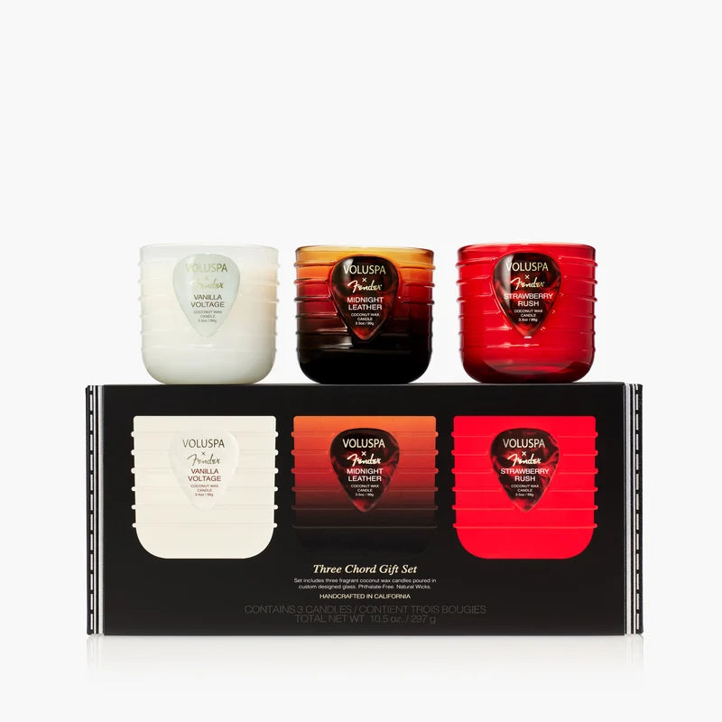 Fender Three Chord Candle Gift Set