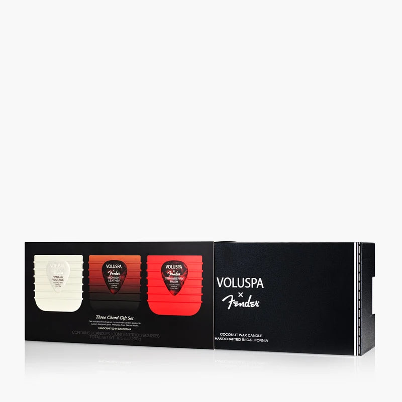 Fender Three Chord Candle Gift Set