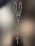 Gray Fresh Water Pearl Rosary