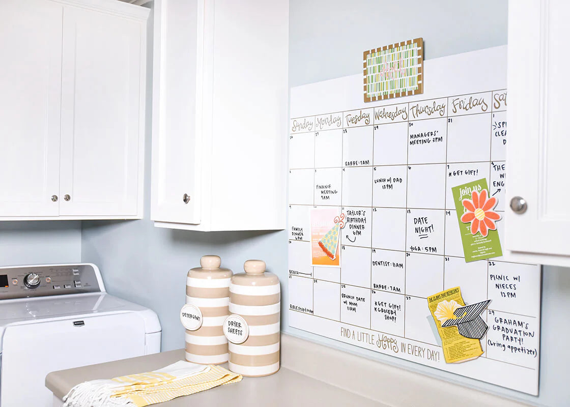 Happy Everything Magnetic Dry Erase 30in Wall Calendar