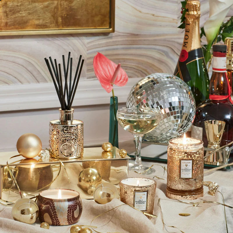 Gilt Pomander & Hinoki Mini Tin