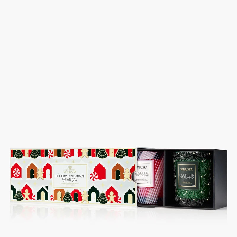 Holiday Village Candle Trio Assorted Gift Set