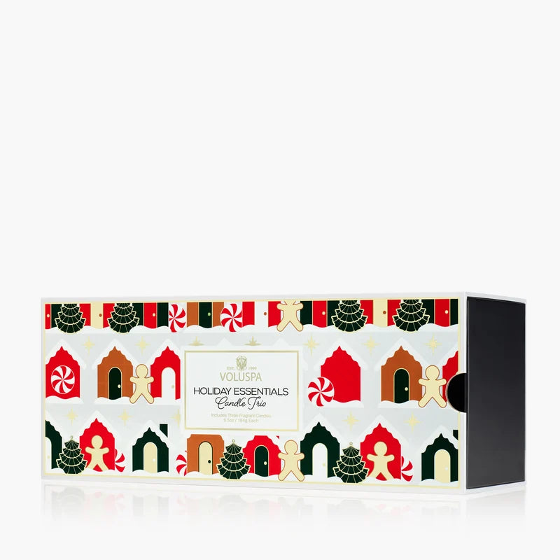 Holiday Village Candle Trio Assorted Gift Set