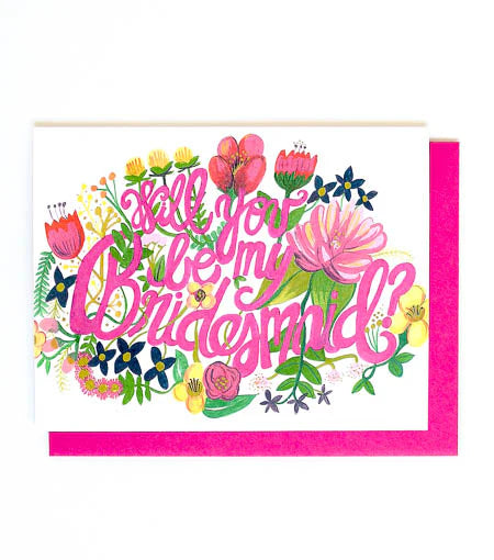 Will You Be My Bridesmaid Card