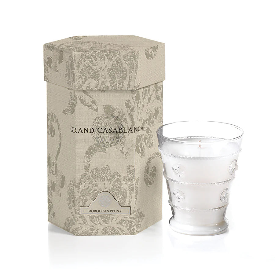 Moroccan Peony Grand Casablanca Candle Jar