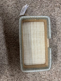 La Côte Coiled Rattan and Abaca Guest Napkin Holder