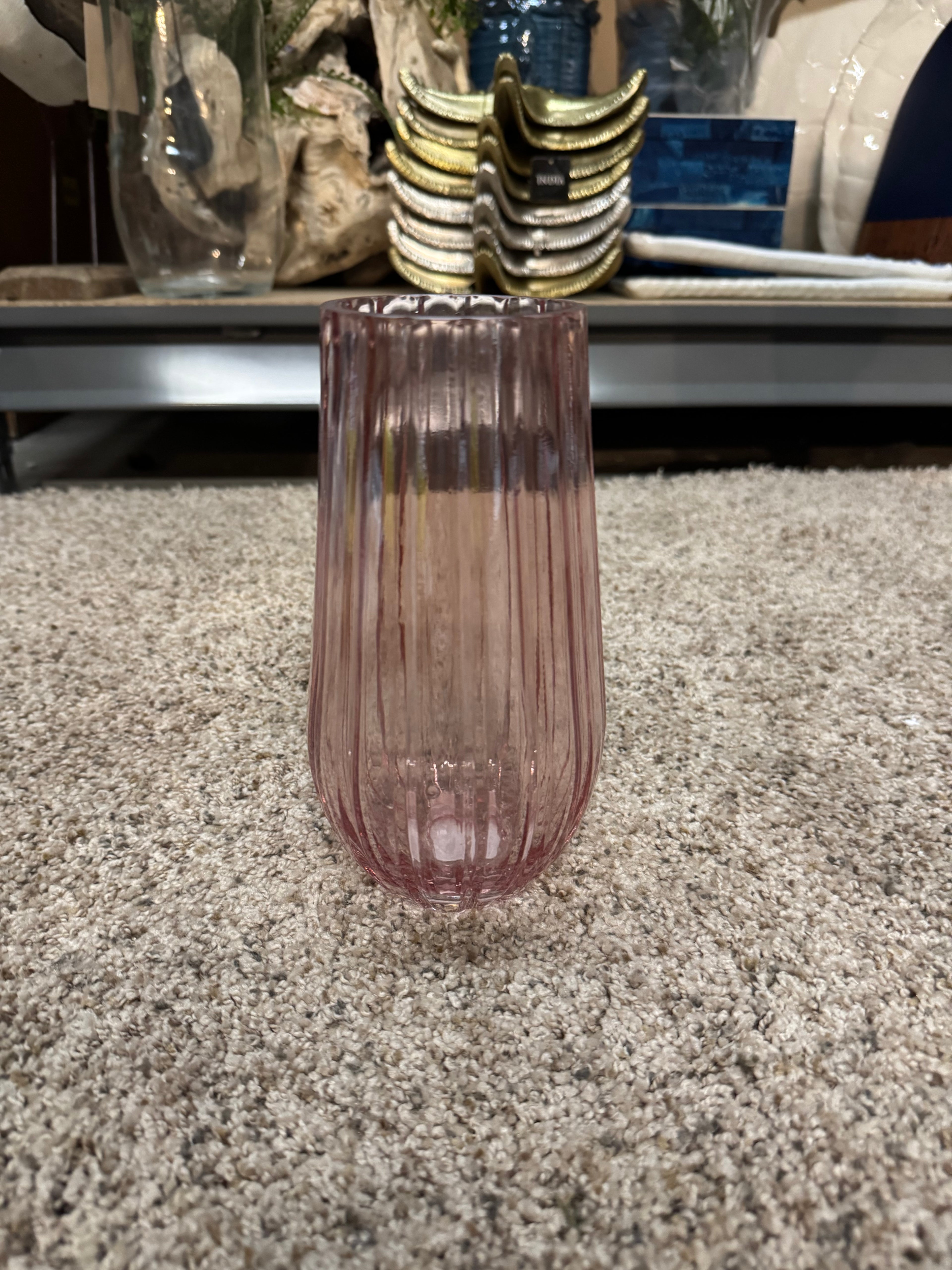 Pink Glass Vase