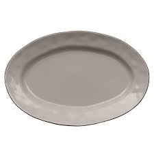 Cantaria Small Oval Platter Greige
