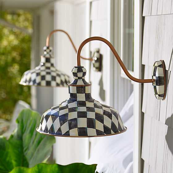 Courtly Check Barn Sconce - 12"