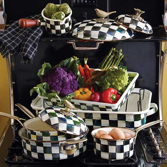 Courtly Check Roasting Pan with Rack