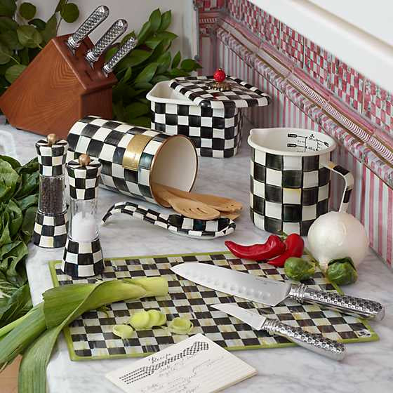 Courtly Check Recipe Box