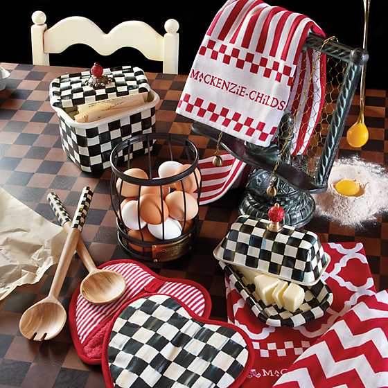 Courtly Check Recipe Box