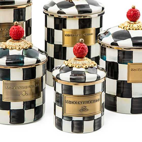 Courtly Check Mini Canister