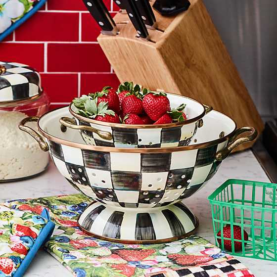 Courtly Check Large Colander