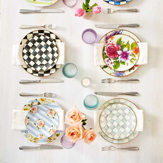 Courtly Check Salad/Dessert Plate