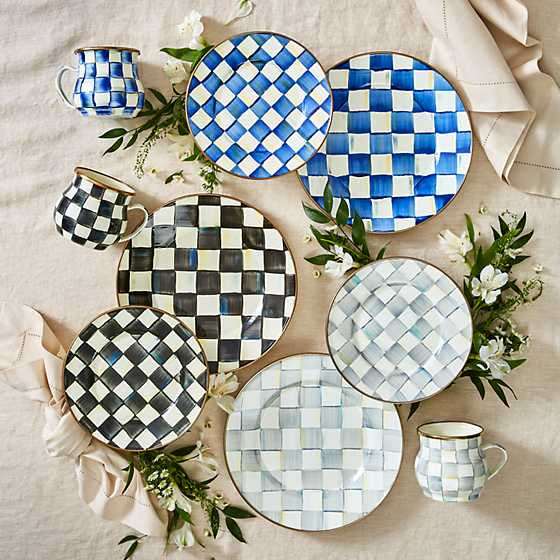 Courtly Check Salad/Dessert Plate