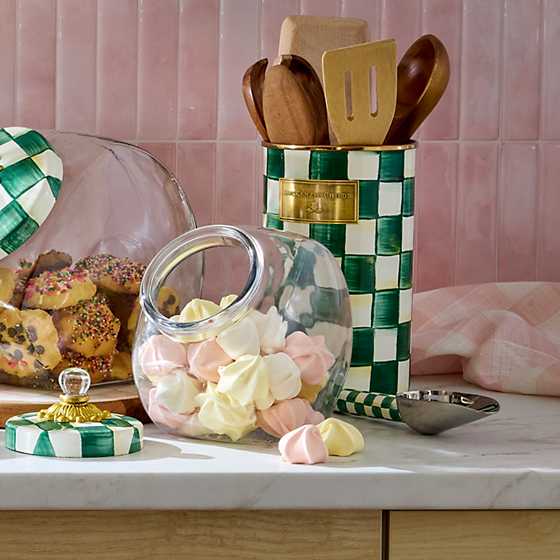 Emerald Check Small Scoop