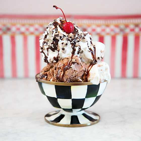 Courtly Check Ice Cream Dish