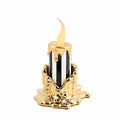 Haunted House Short Gold Candle
