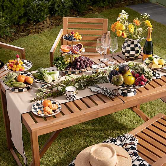 Courtly Check Salad/Dessert Plate