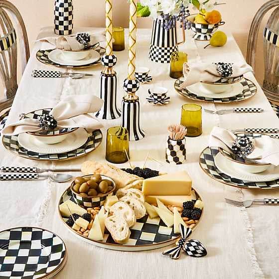 Courtly Check Salad/Dessert Plate