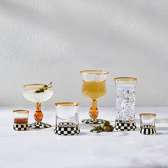 Courtly Stripe Shot Glass